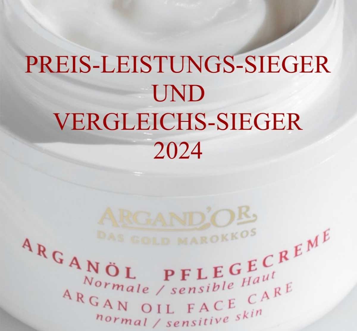 Argandor-Arganoel-Creme-Gesichtscreme-Pflegecreme-normale-sensible-Haut-Preis-Leistungssieger-2024