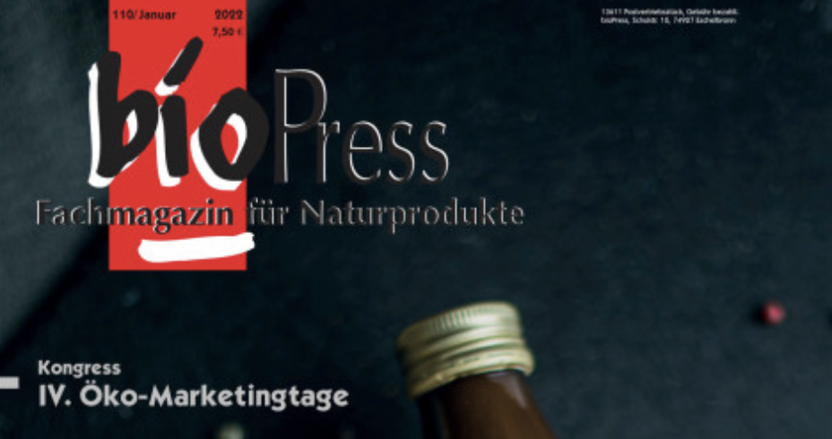 Argand'Or im Fachmagazin für Naturprodukte BioPress